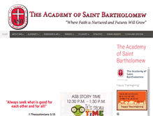 Tablet Screenshot of academystbarts.org